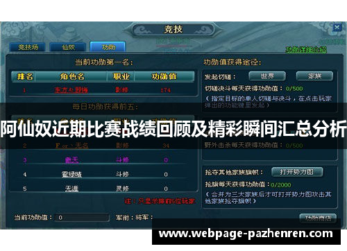 阿仙奴近期比赛战绩回顾及精彩瞬间汇总分析 阿仙奴近期比赛战绩回顾及精彩瞬间汇总分析